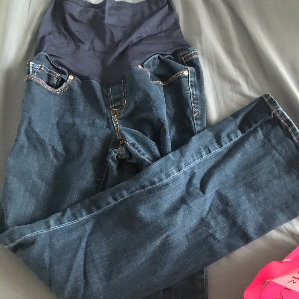 3 pair of maternity jeans